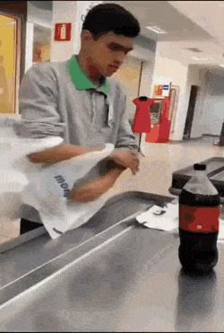 Plastic bagging is a skill
